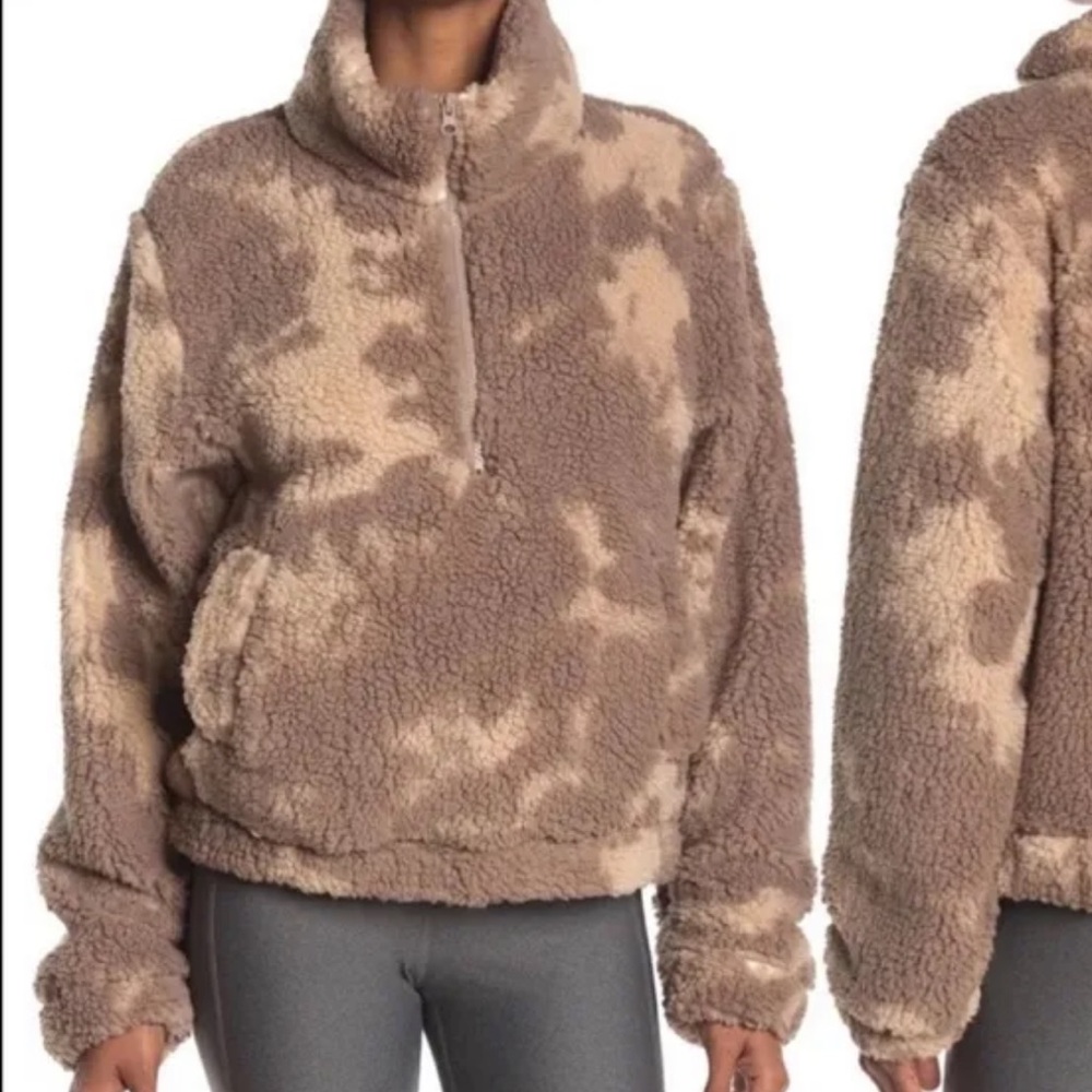 Half zip Sherpa